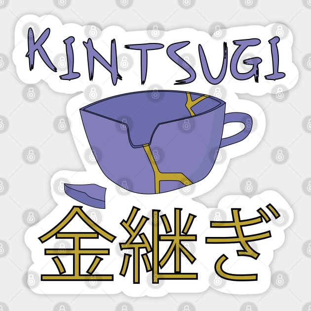 Kintsugi Kintsukuroi Sticker by DiegoCarvalho